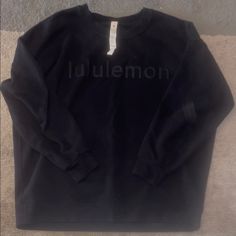 Lululemon Athletica Black Crewneck